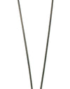 Red stone drop pendant necklace