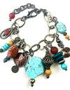 Mixed trinket bracelet