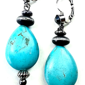 Turquoise Teardrop Earring