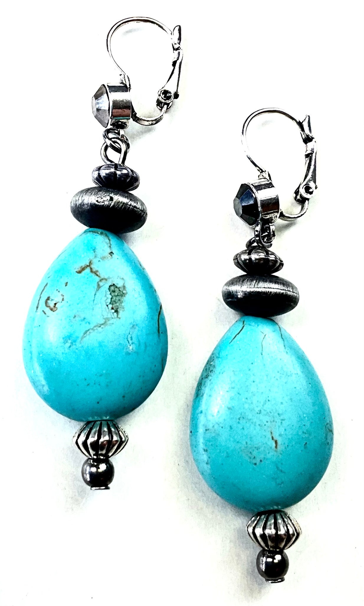 Turquoise Teardrop Earring