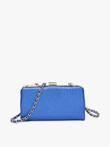 Sue Wallet Pouch Crossbody - Blue Agate