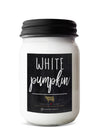 13 oz. Milkhouse Farmhouse Mason Jar - White Pumpkin