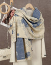 NI Blue Sky & Beige Cashmere Scarf