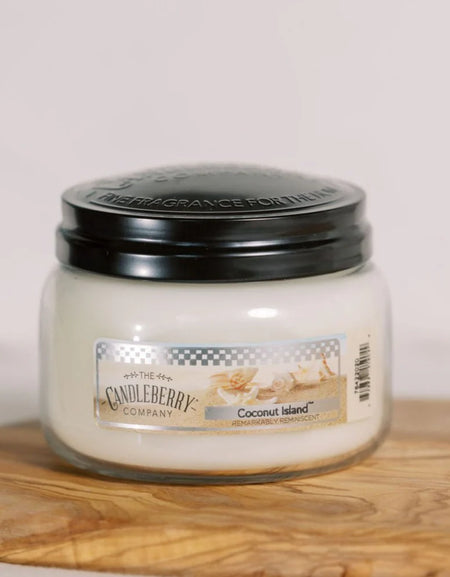 Candleberry small jar - Coconut Island