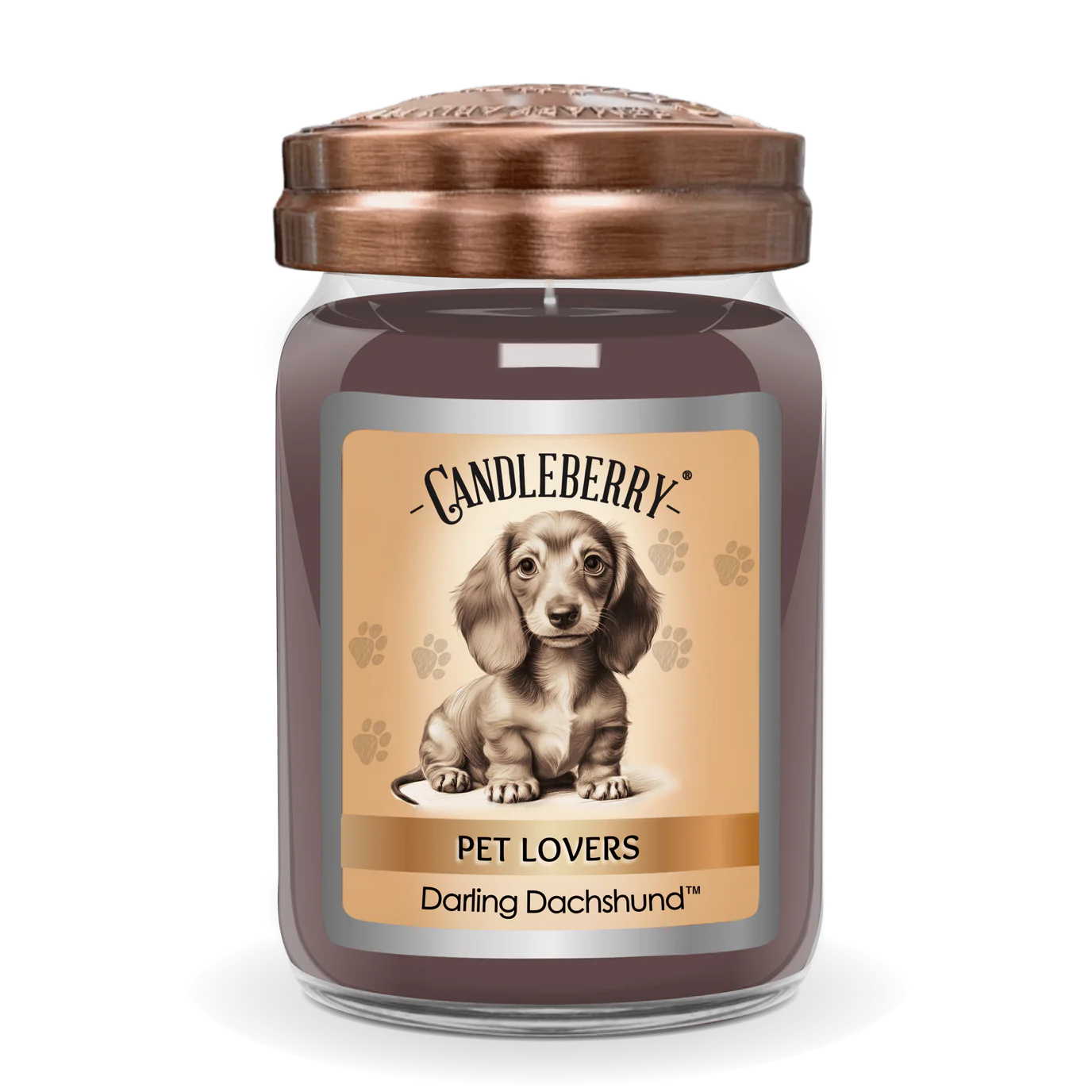 CC Large Jar -  Darling Dachshund