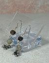 Hematite & Labradorite Earring