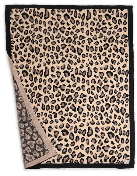 FC Throw Blanket - Leopard Print/Brown