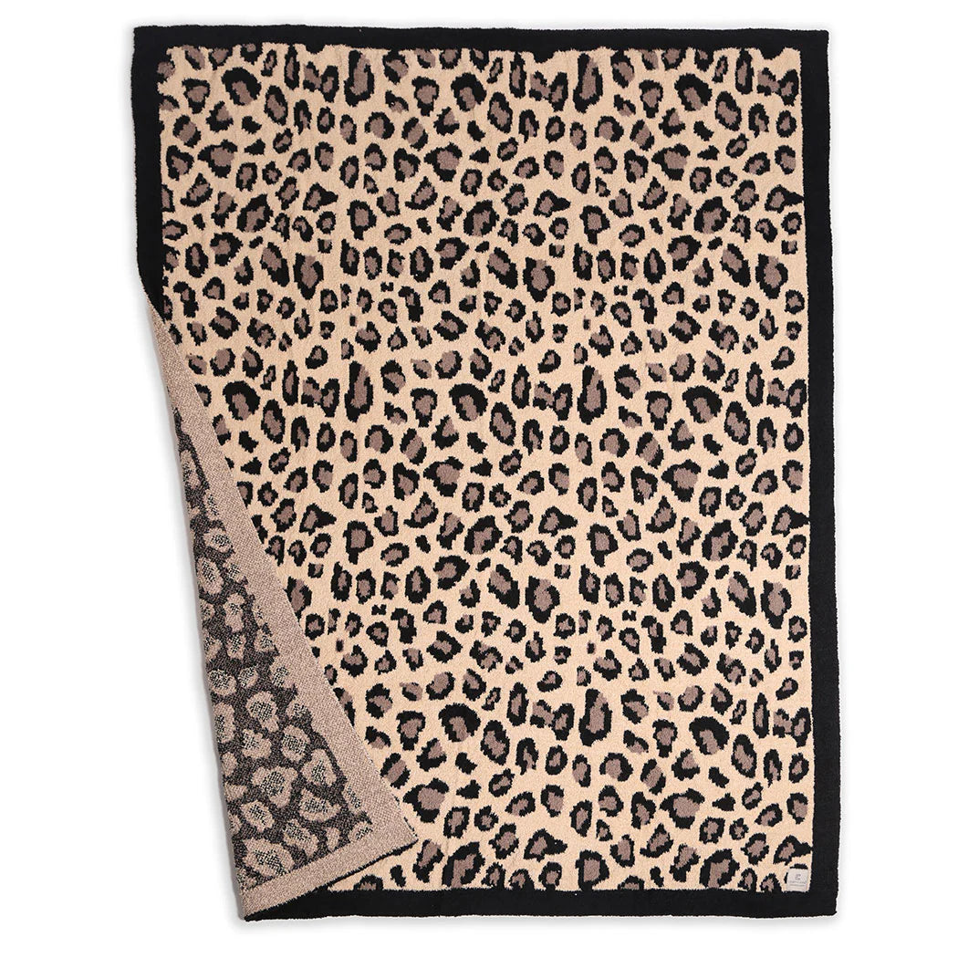 FC Throw Blanket - Leopard Print/Brown