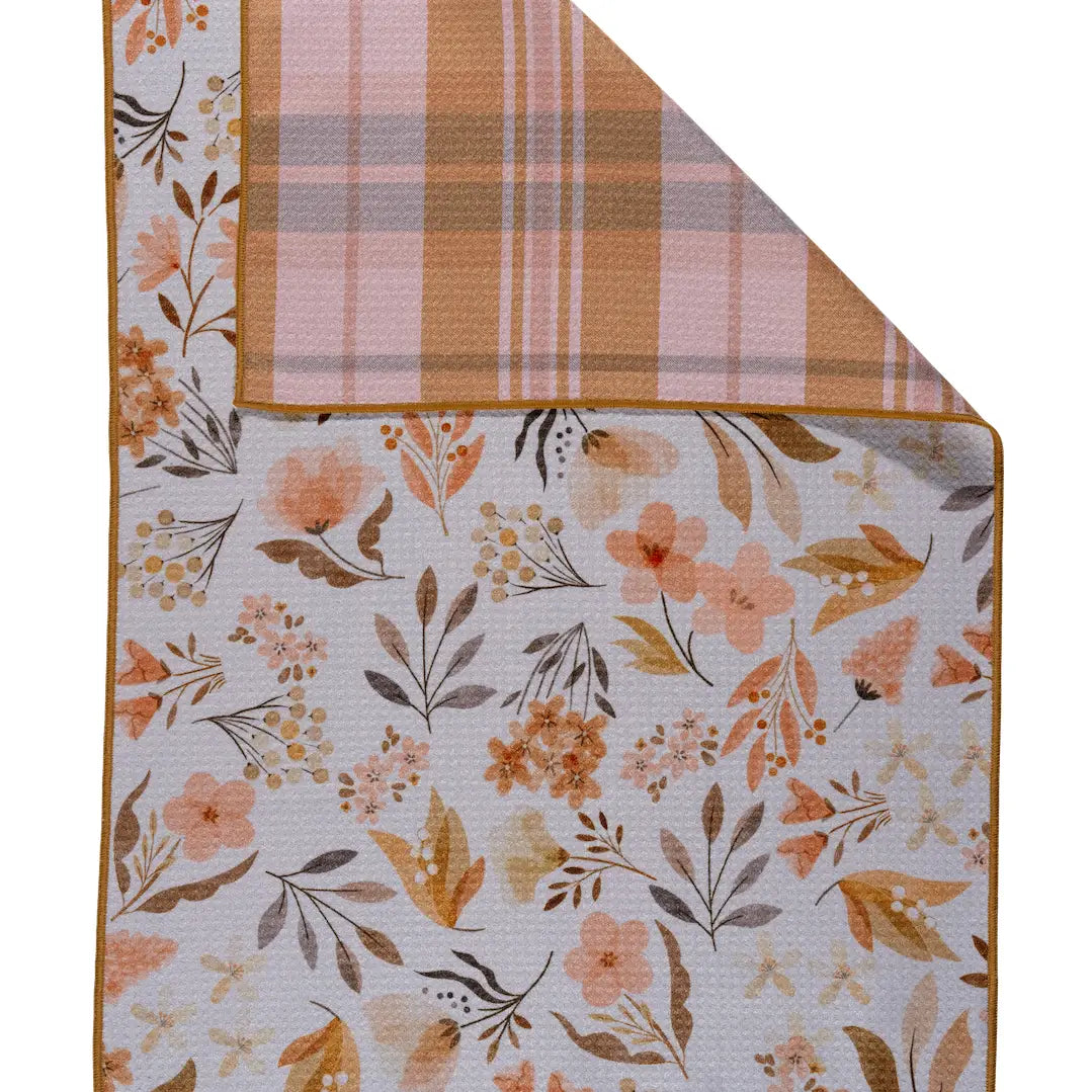 Bloom Pressed Autumn Dish Towel