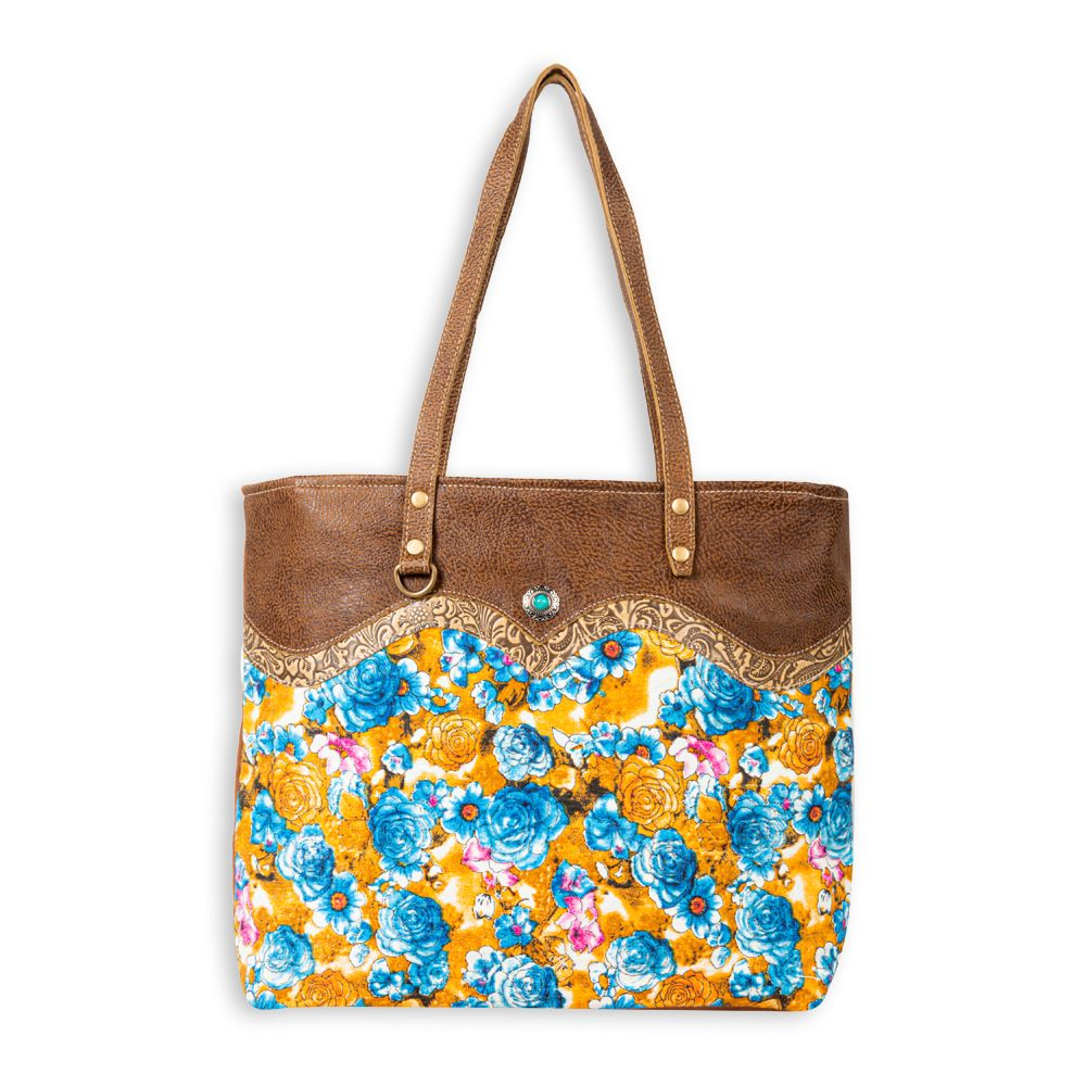 Blue Ridge Blooms Tote Bag