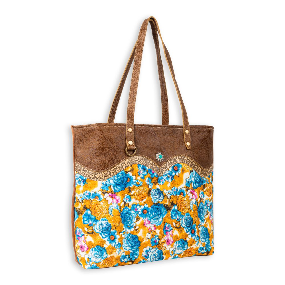 Blue Ridge Blooms Tote Bag