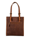 Santa Clara Canyon Stitched Leather Hair-on Bag