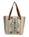 Willow Stream Embroidered Tote Bag