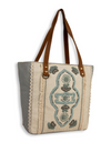 Willow Stream Embroidered Tote Bag