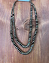 Navajo pearl copper two strand necklace
