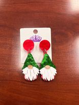 Santa Gnome Earrings