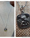 Sterling Silver Guardian Angel Necklace with 18 inch diamond cut sterling silver chain