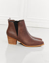 MMShoes Back At It Point Toe Bootie in Chocolate