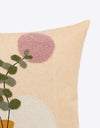Embroidered Square Decorative Throw Pillow Case