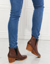 MMShoes Back At It Point Toe Bootie in Chocolate