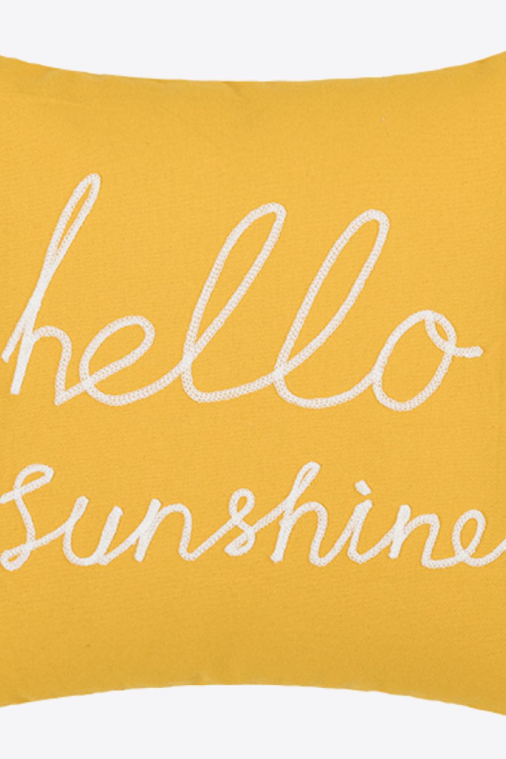 Elements of Spring Punch-Needle Decorative Throw Pillow Case