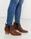 MMShoes Back At It Point Toe Bootie in Chocolate