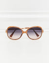 Metal-Plastic Hybrid Full Rim Sunglasses