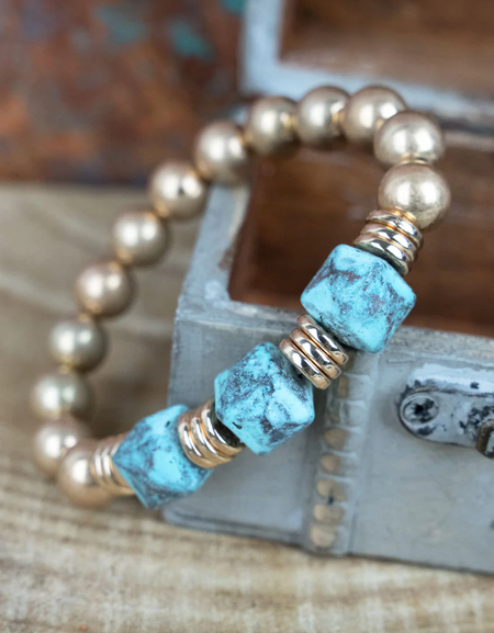 Multi-Bead Ivybridge Stretch Bracelet