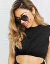 Metal-Plastic Hybrid Full Rim Sunglasses