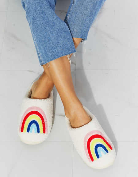 MMShoes Rainbow Plush Slipper