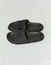 MMShoes Arms Around Me Open Toe Slide in Black