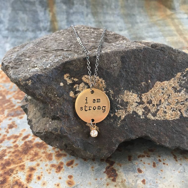 I Am Enough Message Necklace