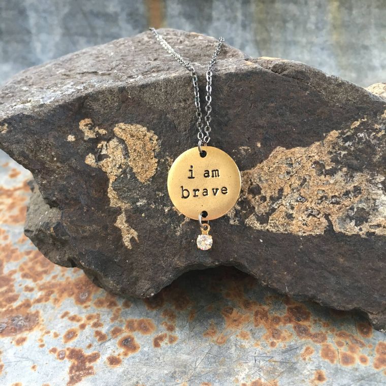 I Am Enough Message Necklace