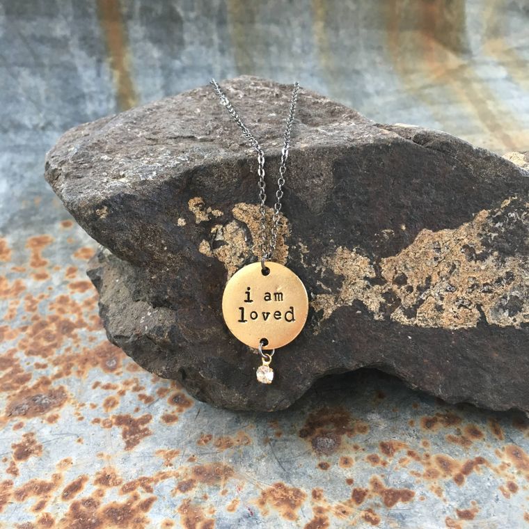 I Am Enough Message Necklace